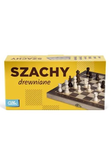 Szachy drewniane