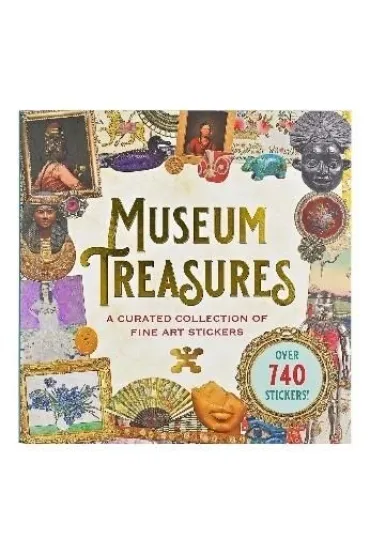 Ksi��ka z naklejkami 740 szt - Museum Treasures