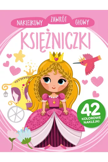 Naklejkowy zawr�t g�owy. Ksi�niczki - Anna Wi�niewska