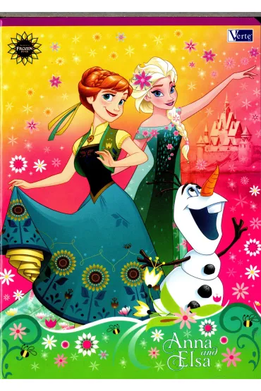 Verte Zeszyt A5 Frozen kratka 60 kartek