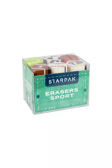 Gumka do mazania Sport op.6 szt. STARPAK 538822