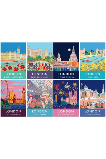 Puzzle 1000 el. Vintage Londyn Ravensburger
