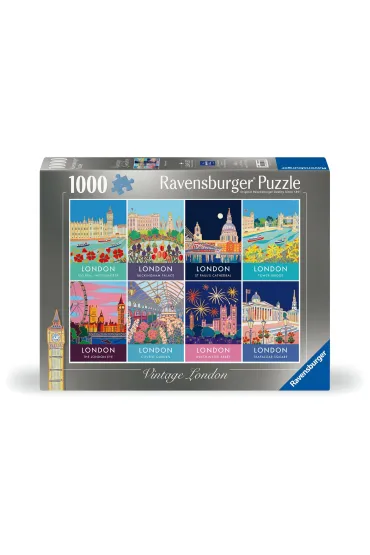 Puzzle 1000 el. Vintage Londyn Ravensburger