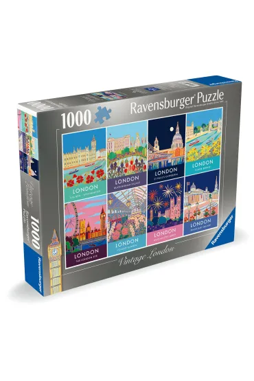 Puzzle 1000 el. Vintage Londyn Ravensburger