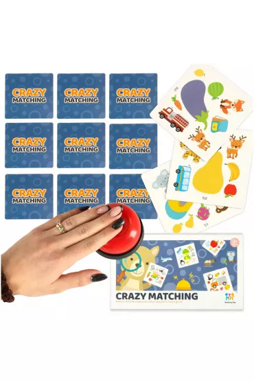 Gra karciana na spostrzegawczość szukanie par 54 karty