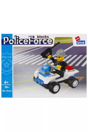 Klocki konstrukcyjne Policja ALLEBOX