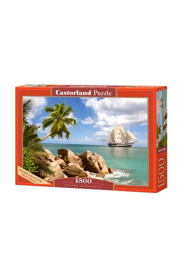 Puzzle 1500 el. Sailing in Paradise Castorland