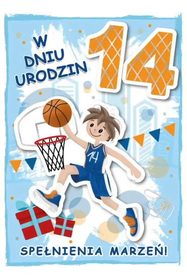 Armin Style KARNET URODZINY 14 B6 Z KOP AS GM-1105 FOL