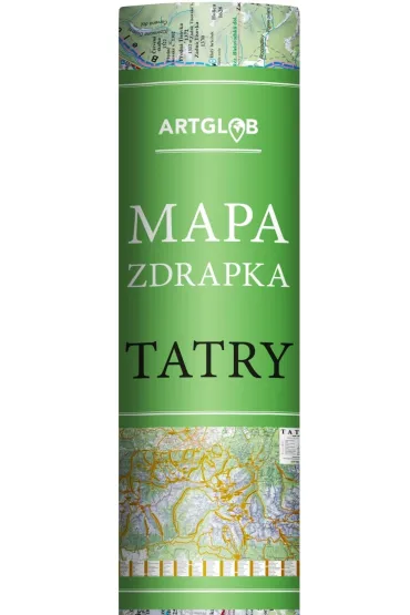 Mapa zdrapka Tatry 1:50 000