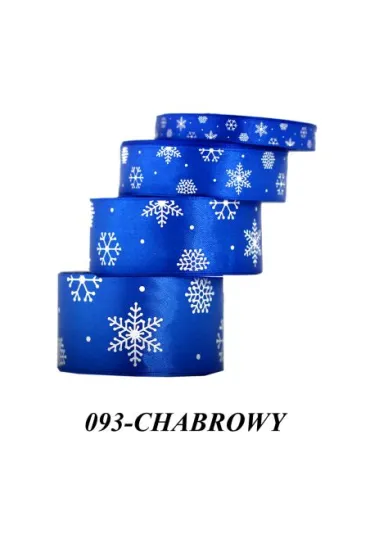 Pogotowie Florystyczno �lubne Wst��ka satynowa w �nie�ynki 25mm/22mb