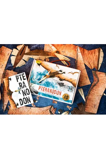 Pteranodon. Ksi��ka i puzzle 3D Wilga Play - Giulia Pesavento
