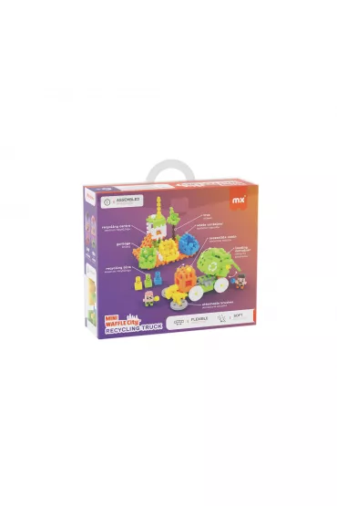 Mini Waffle City Klocki konstrukcyjne Mini Waffle 148 element�w City �mieciarka MARIOINEX 903131