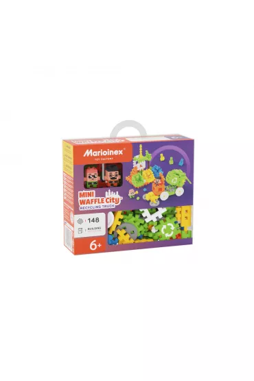 Mini Waffle City Klocki konstrukcyjne Mini Waffle 148 element�w City �mieciarka MARIOINEX 903131