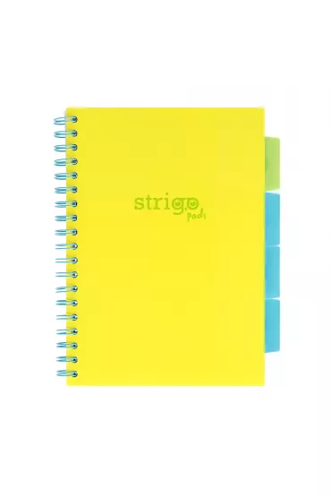 Strigo Ko�ozeszyt Pads B5 Neon ��ty linia 100 kartek