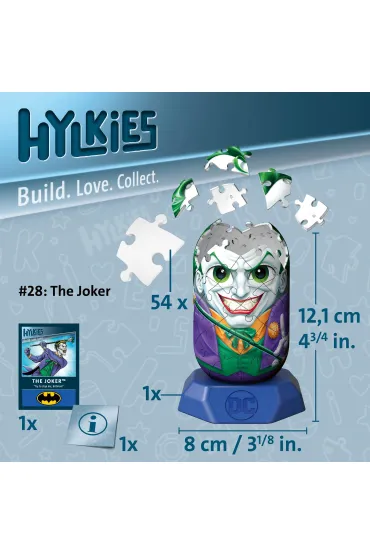 Puzzle 54 el. 3D Hylkies: DC Joker Ravensburger