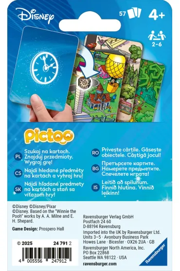 Gra karciana `Pictoo Disney` Ravensburger