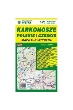 Karkonosze polskie i czeskie Mapa turystyczna 1:27 000
