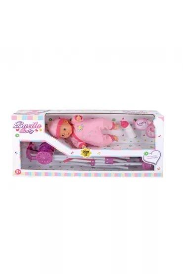 Bobas 30cm z w�zkiem metalowym Icom Polska