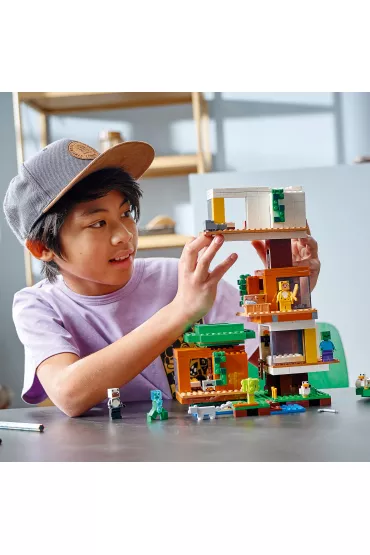 LEGO Minecraft Nowoczesny domek na drzewie 21174