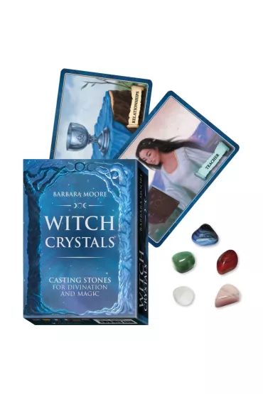 Witch Crystals, zestaw kamieni do wr�enia i magii - Barbara Moore