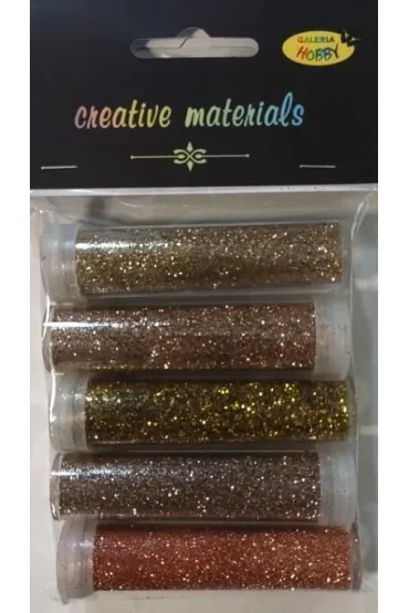 Galeria Hobby Brokat metaliczny 5x9g 5 szt.