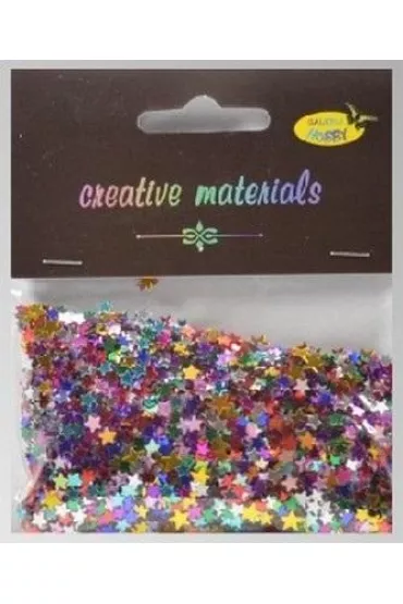 Galeria Hobby Elementy z folii gwiazdki 20g