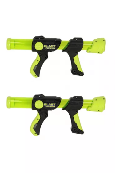 Pistolet na kulki piankowe x2 zestaw + maska ochronna x2