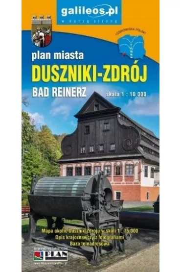 Plan miasta - Duszniki-Zdr�j 1: 10 000