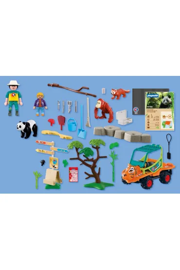 Playmobil Animals & Friends Opiekun zwierz�t z�pojazdem 72072