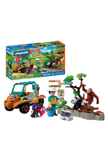 Playmobil Animals & Friends Opiekun zwierz�t z�pojazdem 72072