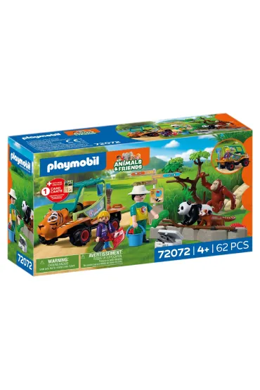 Playmobil Animals & Friends Opiekun zwierz�t z�pojazdem 72072