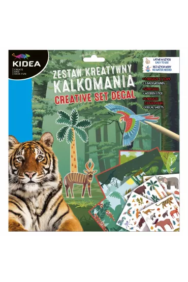 Derform Kalkomania - zestaw kreatywny Zwierz�ta