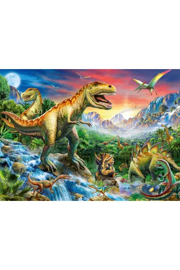 Puzzle 100 el. Epoka Dinozaur�w Ravensburger