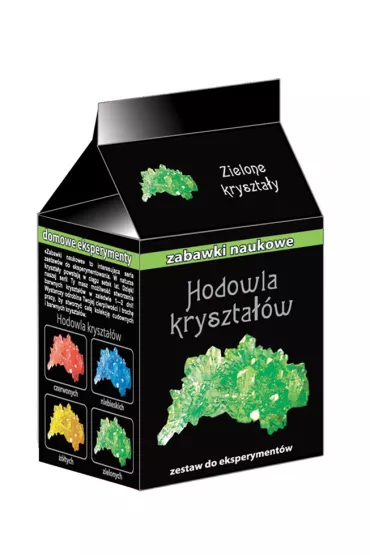 Hodowla kryszta��w zielone kryszta�y Ranok-Creative