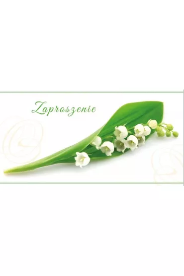 Stamp Zaproszenia Flowers nr 01 10 szt.