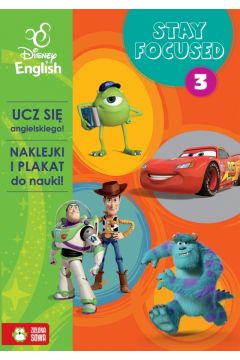 Disney english. stay focused 3. bohaterowie. ucz si angielskiego br