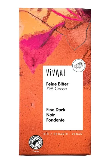 Vivani Czekolada gorzka 71 % 80 g Bio