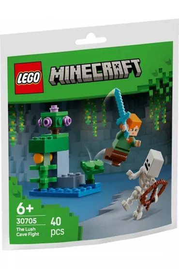 LEGO Minecraft Walka w bujnej jaskini 30705