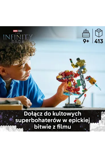 LEGO Super Heroes Epicka bitwa: Hulkbuster kontra Hulk 76343