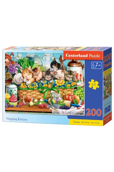 Puzzle 200 el. Napping Kittens Castorland