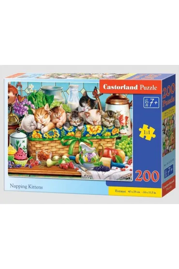 Puzzle 200 el. Napping Kittens Castorland