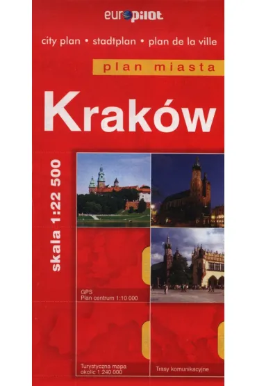 KRAKOW PLAN MIASTA 1:22 500 - EUROPILOT