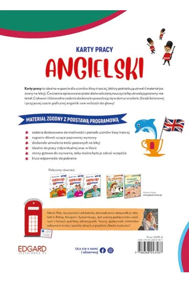 Angielski. Klasa 3. Karty pracy - Sabina Pi�at