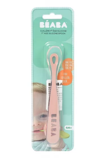 Beaba yeczka silikonowa old pink 4 m+