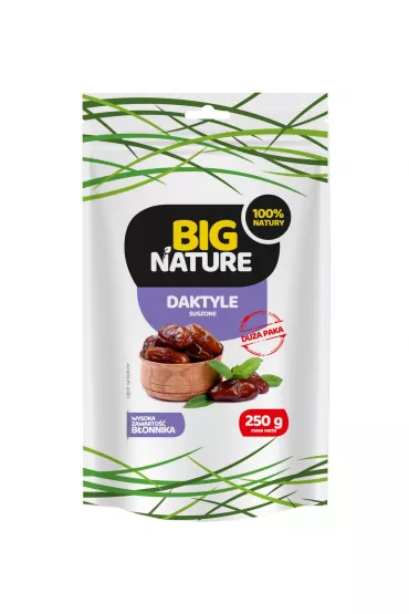 Big Nature Daktyle suszone bez pestek 250 g