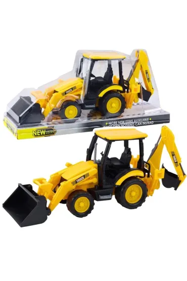 Koparka z nap�dem i ruchomymi �y�kami ��ta LeanToys