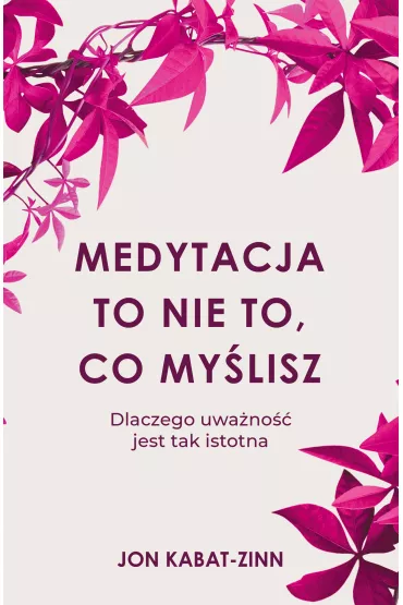 eBook Medytacja to nie to, co mylisz mobi epub - Jon Kabat Zinn