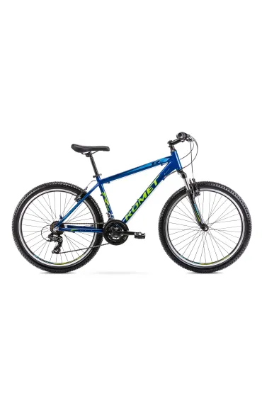 Romet Rower g�rski RAMBLER R6.0 2024 niebiesko-limonkowy 21 XL