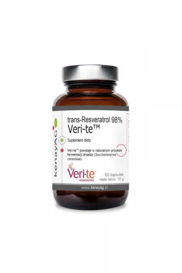 Kenay Trans-Resveratrol Veri-te 200 mg Suplement diety 60 kaps.