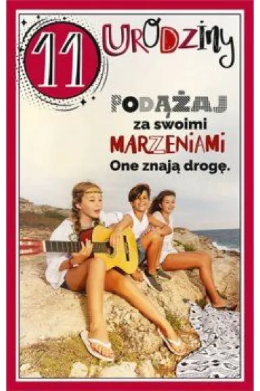 AbCard Kartka okoliczno�ciowa Urodziny 11 U97